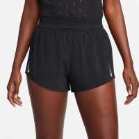 Nike AeroSwift Women's Dri-FIT ADV Mid-Rise 3 Running Shorts Черно Дамски клинове за фитнес