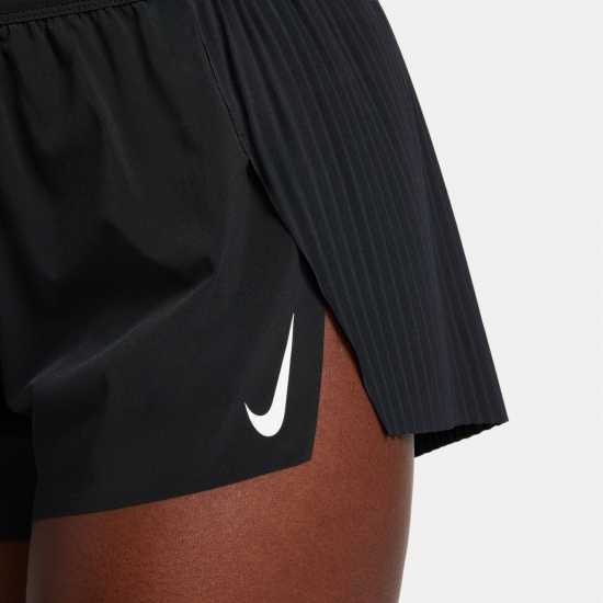 Nike AeroSwift Women's Dri-FIT ADV Mid-Rise 3 Running Shorts Черно Дамски клинове за фитнес