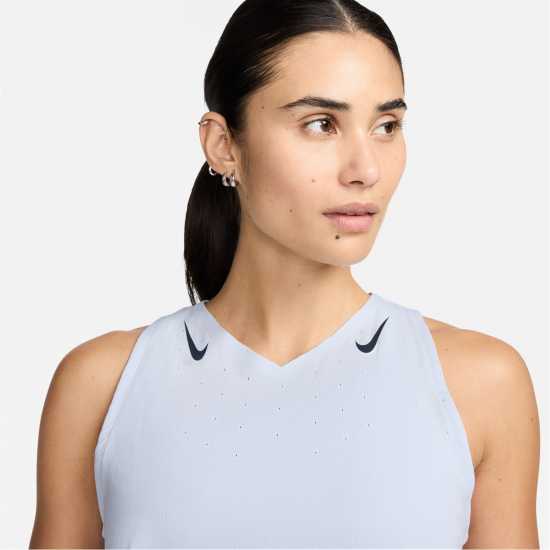 Nike AeroSwift Women's Dri-FIT ADV Running Singlet Футболен сив Атлетика