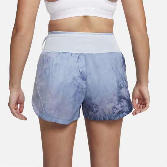 Nike Trail Women's Repel Mid-Rise 3 Running Shorts Lt Armory Blue Дамски клинове за фитнес