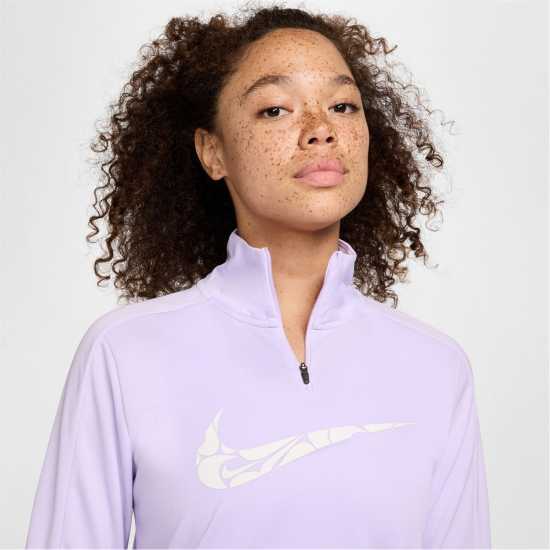 Nike Swoosh Women's Dri-FIT 1/2-Zip Mid Layer Lilac Bloom Дамски горнища с цип