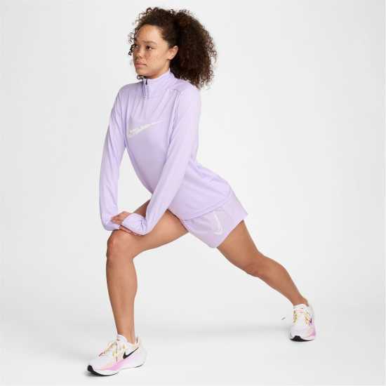 Nike Swoosh Women's Dri-FIT 1/2-Zip Mid Layer Lilac Bloom Дамски горнища с цип