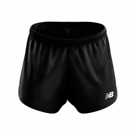 New Balance Split Shorts Sn99 Черно Атлетика