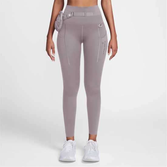 Nike Go Trail Women's High-Waisted 7/8 Leggings Виолетова руда Атлетика