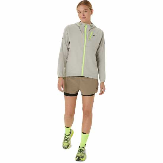 Asics Fuji 2In1 Short Ld42 Бежово/Черно Дамски клинове за фитнес