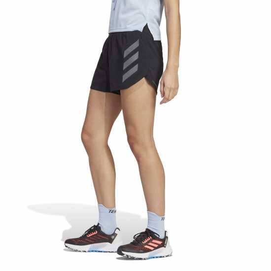 Adidas Terrex Agravic Trail Running Shorts Черно Атлетика