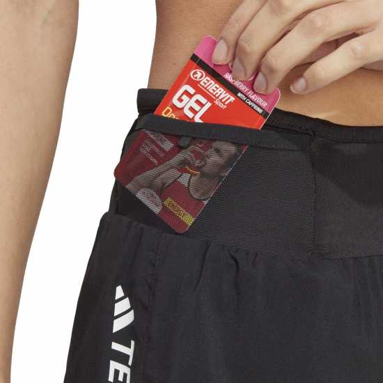 Adidas Terrex Agravic Trail Running Shorts Черно Атлетика