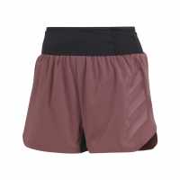 Adidas Terrex Agravic Trail Running Shorts Бордово Дамски клинове за фитнес