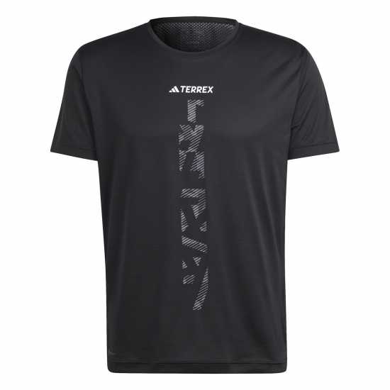 Adidas Terrex Agravic Trail Running T-Shirt Черно Атлетика