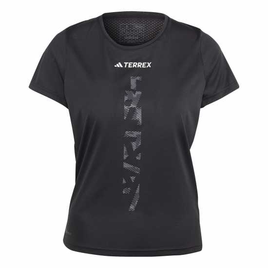 Adidas Terrex Agravic Trail Running T-Shirt Черно Атлетика