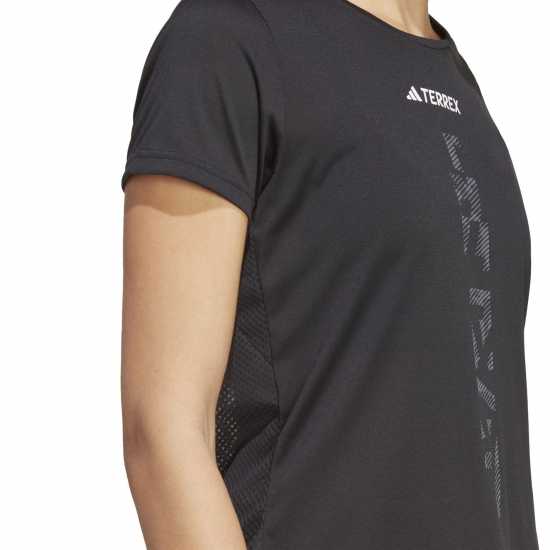 Adidas Terrex Agravic Trail Running T-Shirt Черно Атлетика