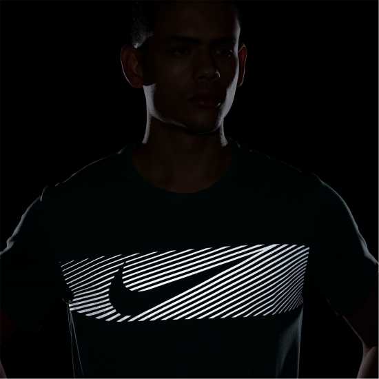 Nike Miler Flash Men's Dri-FIT UV Short-Sleeve Running Top Bicoastal Атлетика