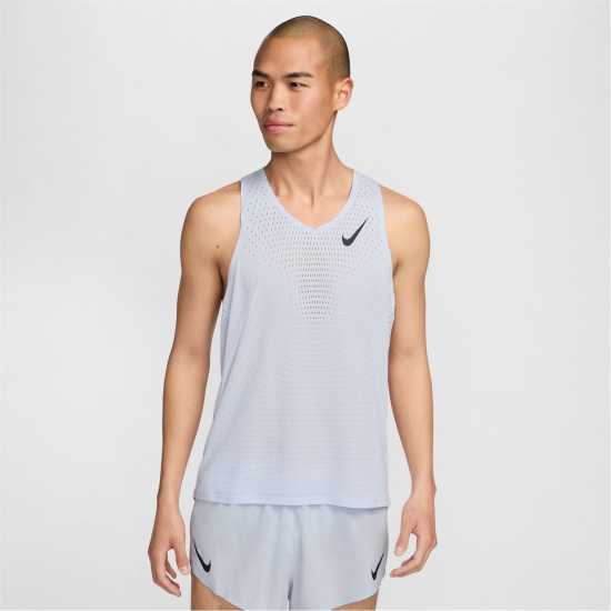 Nike AeroSwift Men's Dri-FIT ADV Running Singlet Футболен сив Атлетика