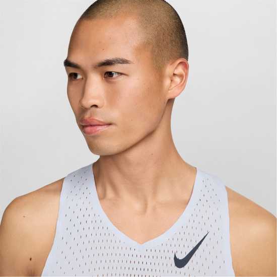 Nike AeroSwift Men's Dri-FIT ADV Running Singlet Футболен сив Атлетика