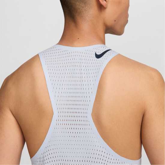 Nike AeroSwift Men's Dri-FIT ADV Running Singlet Футболен сив Атлетика