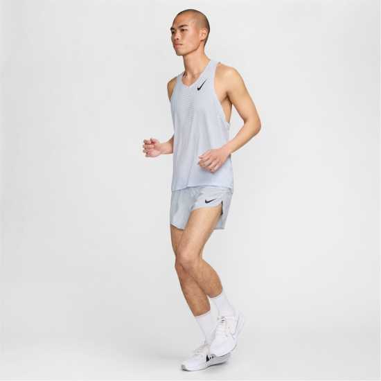 Nike AeroSwift Men's Dri-FIT ADV Running Singlet Футболен сив Атлетика