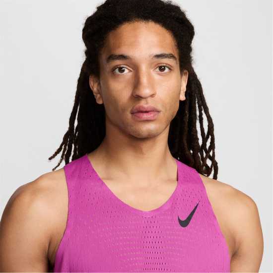 Nike AeroSwift Men's Dri-FIT ADV Running Singlet Гореща фуксия Атлетика