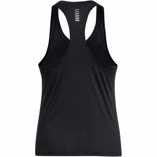 Under Armour Launch Singlet Womens Черно/Отражаващо Атлетика