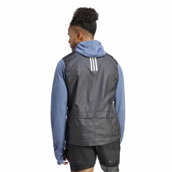 Adidas Мъжки Потник За Бягане Own The Run Vest Mens Черно Мъжки горнища с цип