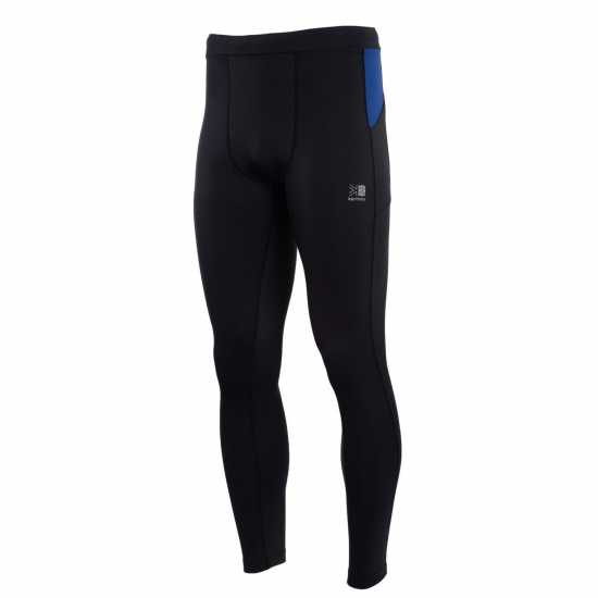 Мъжки Клин Karrimor Run Tights Mens Черно/Синьо Атлетика