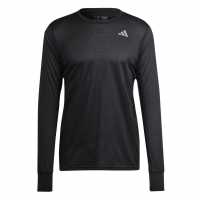 Adidas Own The Run Long-Sleeve Top Adults Черно Атлетика