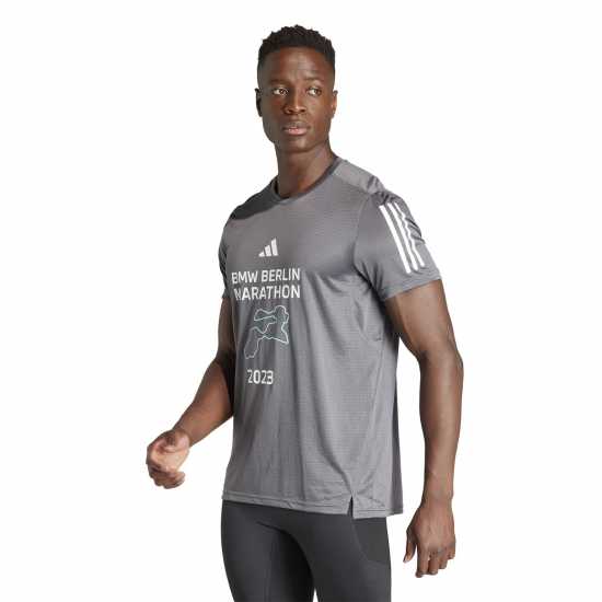 Adidas Bmw Berlin-Marathon 2023 Event T-Shirt  Мъжко облекло за едри хора