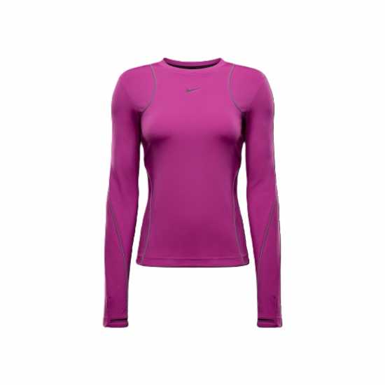 Nike Run Division Long Sleeve T-Shirt Гореща фуксия Атлетика