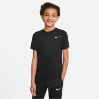 Nike Dri-FIT Miler Big Kids' (Boys') Training Top Черно Атлетика