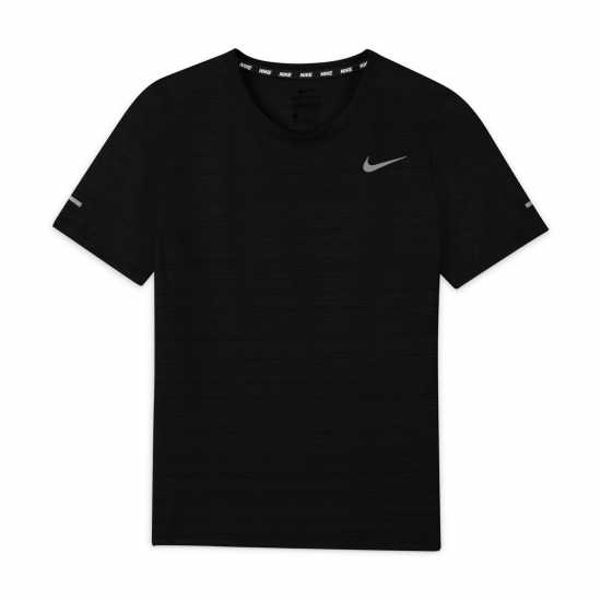 Nike Dri-FIT Miler Big Kids' (Boys') Training Top Черно Атлетика