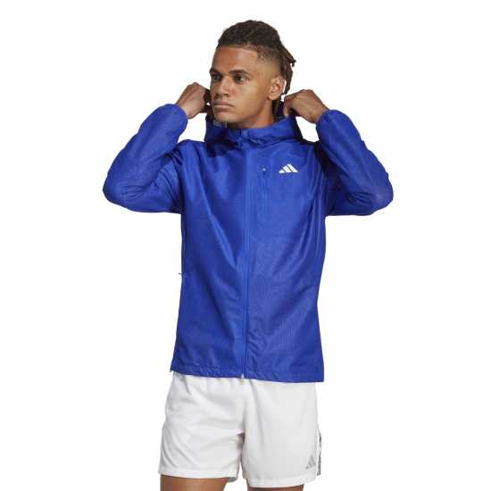 Adidas Мъжко Яке Adizero Engineered Membrane Jacket Mens Running Лукблу Мъжки грейки