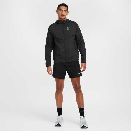 Nike Df Kipchoge Jkt Sn52 Черно/Зелено Атлетика