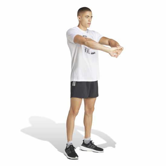 Adidas Otr B Short Running Mens Черно Мъжки дрехи за бягане