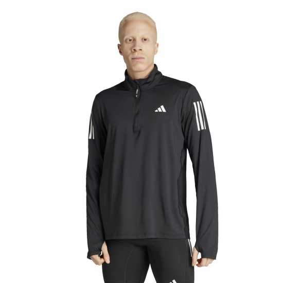 Adidas Мъжко Горнище За Бягане Otr B Hz Running Top Mens  Мъжки дрехи за бягане