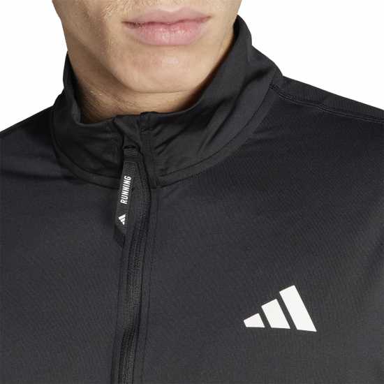 Adidas Мъжко Горнище За Бягане Otr B Hz Running Top Mens  Мъжки дрехи за бягане