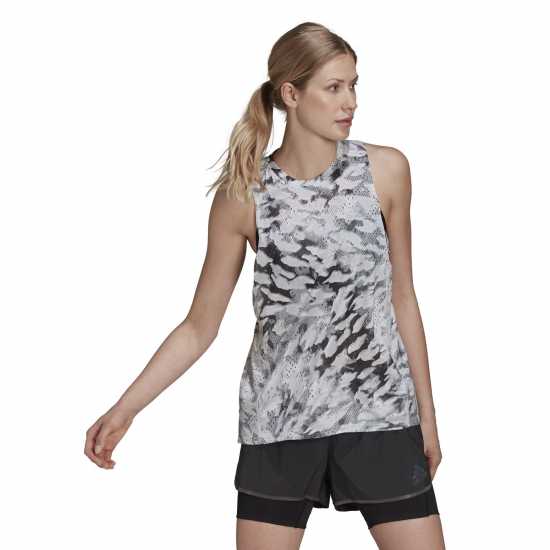 Adidas Дамски Потник Fast Aop Tank Top Womens  Чорапи за бягане