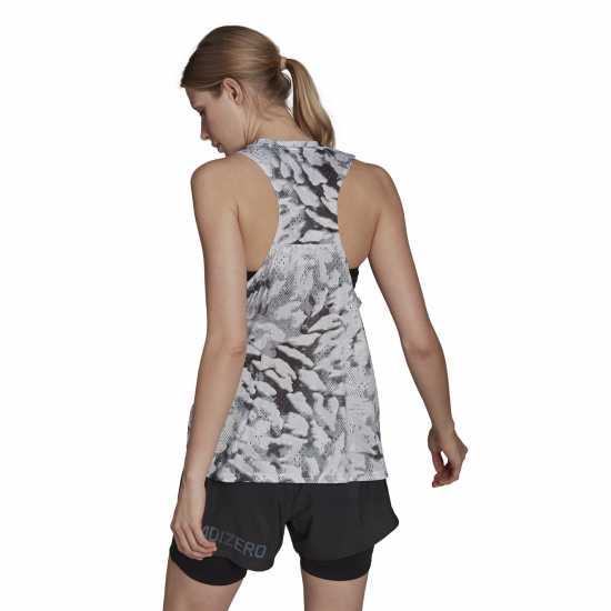 Adidas Дамски Потник Fast Aop Tank Top Womens  Чорапи за бягане