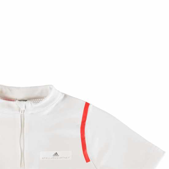 Adidas Stella Mccartney Short Sleeve Zip Top Juniors  Детски тениски и фланелки