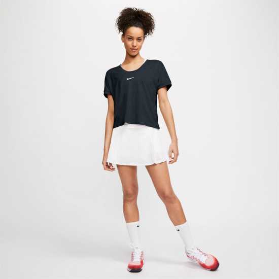 Nike Дамска Тенис Фланелка Court Drifit Tennis T Shirt Ladies  Тенис облекло