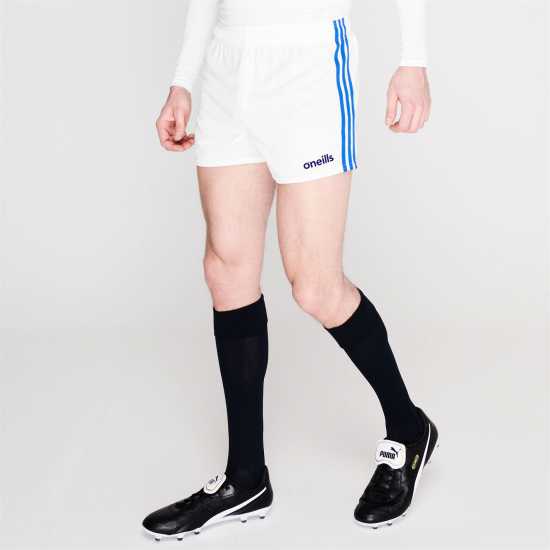 Oneills Mourne Shorts Senior Бяло/Кралско Мъжки къси панталони