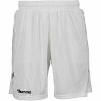 Hummel Poly Shorts 99 Бяло Футболни тренировъчни долнища