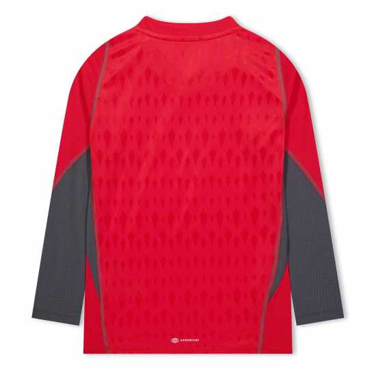 Adidas Tiro 23 Pro Long Sleeve Goalkeeper Jersey Kids Отбор Червено Вратарски ръкавици и облекло