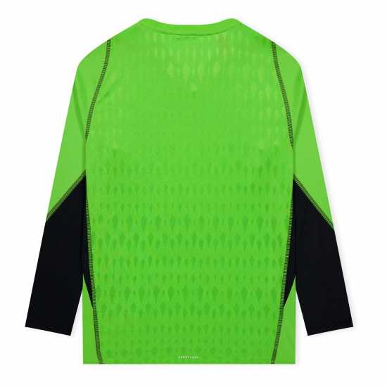 Adidas Tiro 23 Pro Long Sleeve Goalkeeper Jersey Kids Сол зелено Вратарски ръкавици и облекло