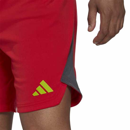 Adidas Tiro 23 Pro Goalkeeper Shorts TC Червено/T Тъмно сиво Вратарски ръкавици и облекло