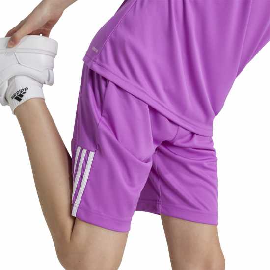 Adidas Дамски Къси Шорти За Тренировка Sereno Training Shorts Juniors Лилаво/Бяло Детски къси панталони