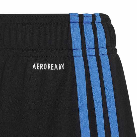 Adidas Дамски Къси Шорти За Тренировка Sereno Training Shorts Juniors Black/Blue Rush Детски къси панталони