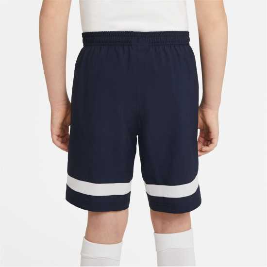 Nike Dri-FIT Academy Big Kids' Graphic Soccer Shorts Navy Детски къси панталони