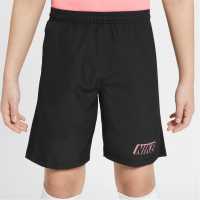 Nike Dri-FIT Academy Big Kids' Graphic Soccer Shorts Черно 