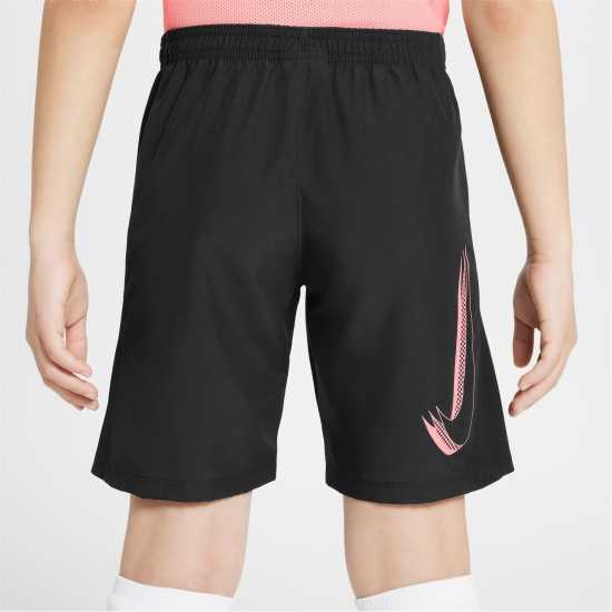 Nike Dri-FIT Academy Big Kids' Graphic Soccer Shorts Черно 