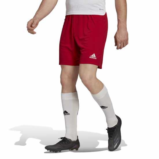 Adidas Мъжки Шорти Entrada 22 Shorts Mens Червено Мъжки къси панталони