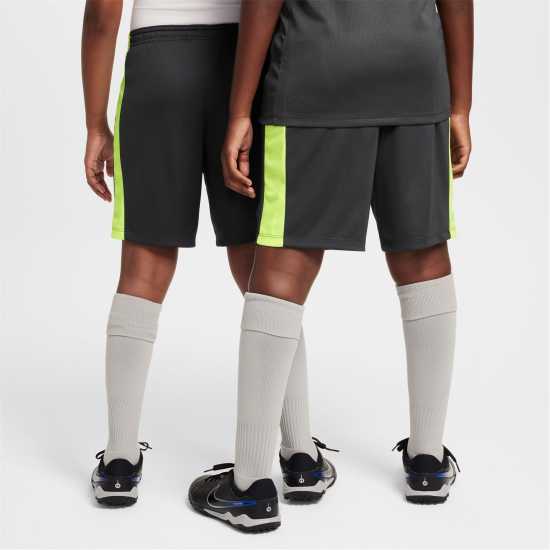 Nike Момчешки Къси Гащи Academy Shorts Junior Boys Grey/Volt 